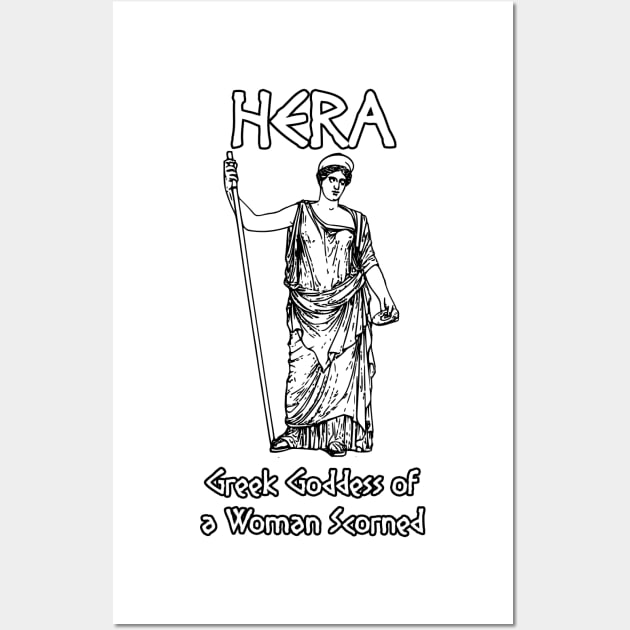 Hera, Greek Goddess of a Woman Scorned Wall Art by Taversia